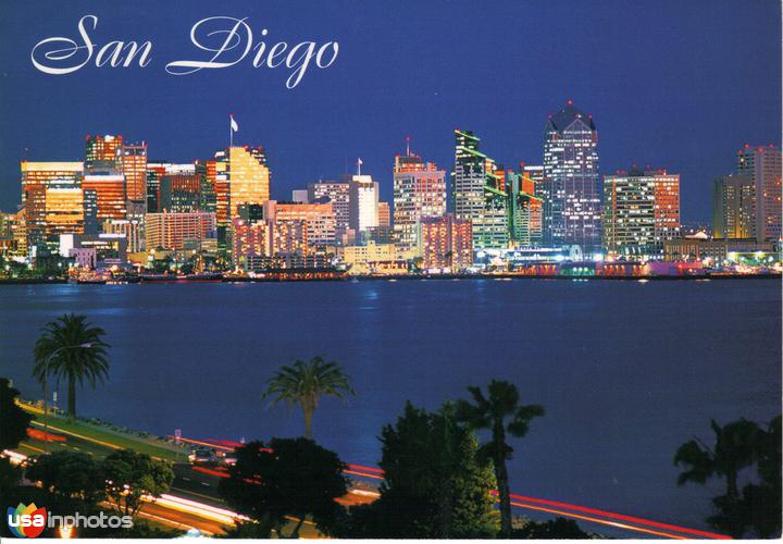 Vista de la Bahía y Ciudad de San Diego.