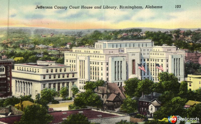 Pictures of Birmingham, Alabama, United States: Jefferson County Court House and Library