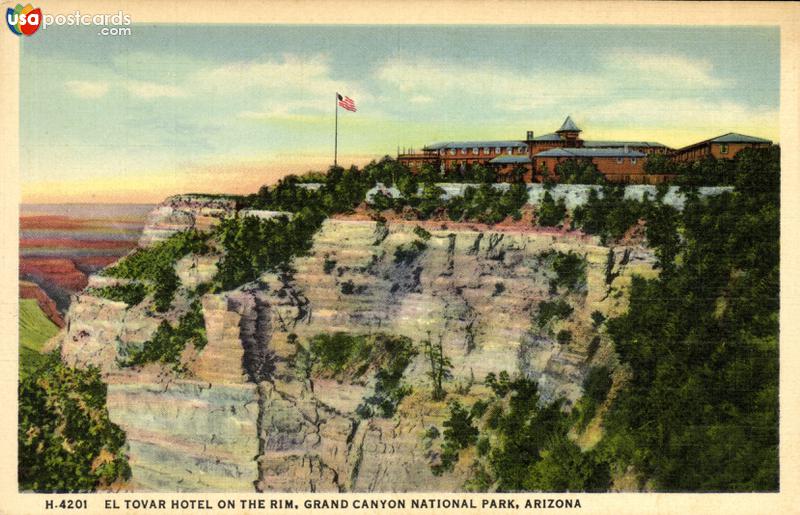 El Tovar Hotel on The Rim. Grand Canyon National Park