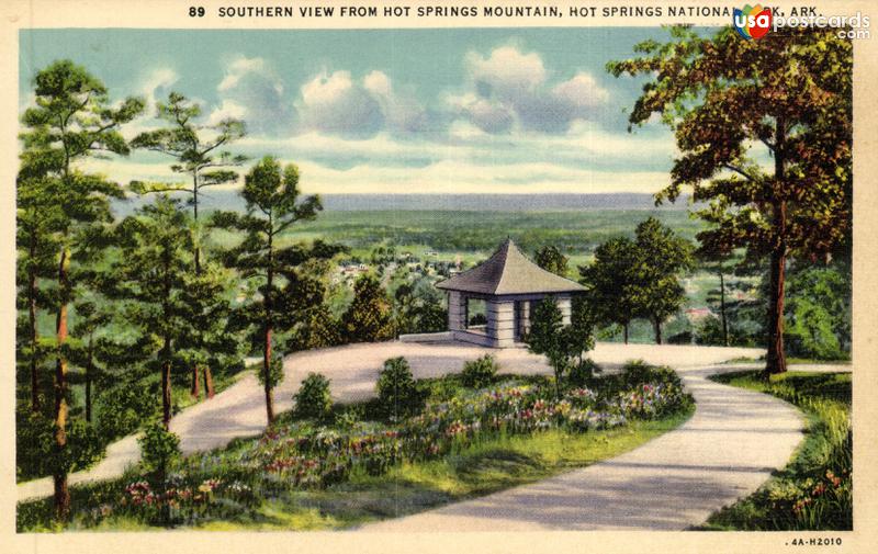 Pictures of Hot Springs, Arkansas, United States: Southern View from Hot Springs Mountain