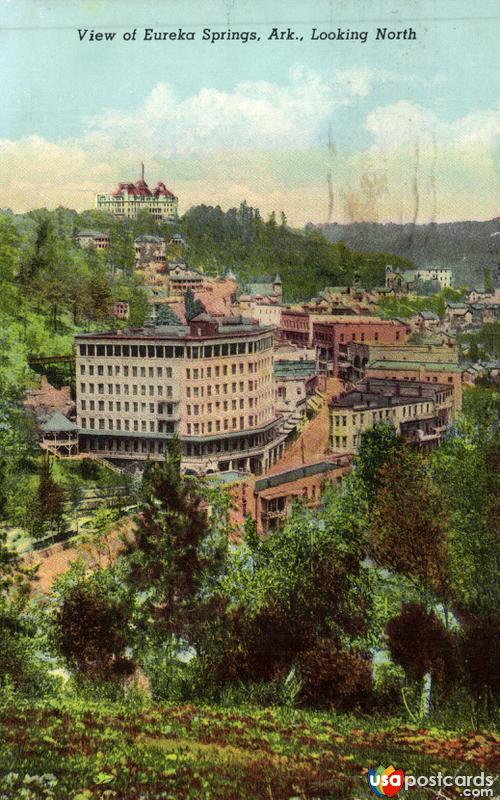 Pictures of Eureka Springs, Arkansas, United States: View of Ureka Springs, Looking North