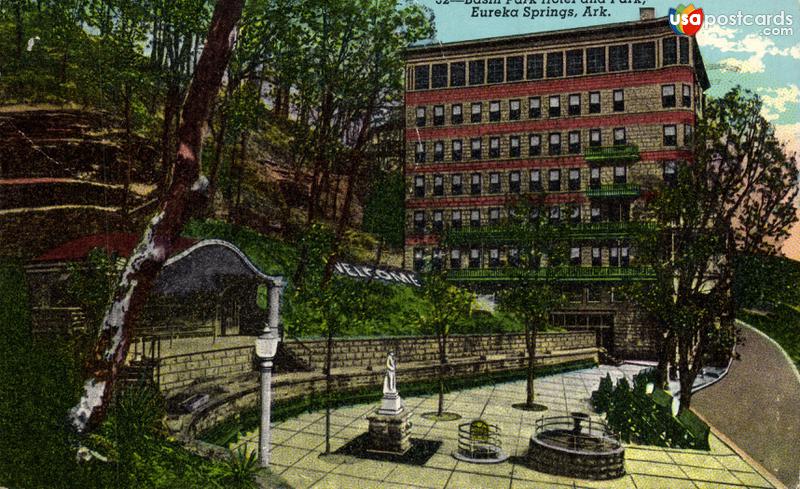 Vintage postcards of Eureka Springs