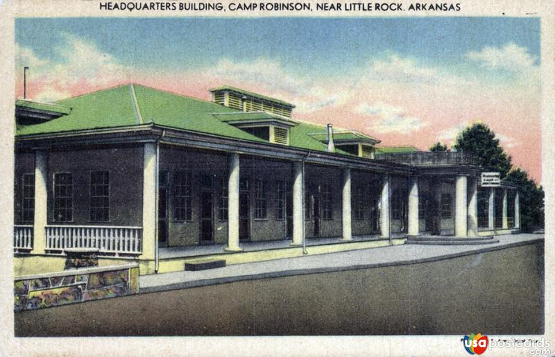 Pictures of Camp Robinson, Arkansas, United States: Headquarters Buiding, Camp Robinson, near Little Rock