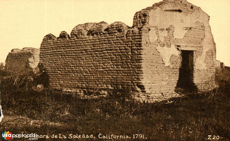 Pictures of Spanish Missions of California, California, United States: Nuestra Señora de La Soledad, California, 1791