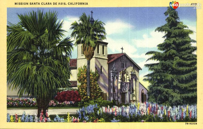 Pictures of Spanish Missions of California, California, United States: Mission Santa Clara de Asis