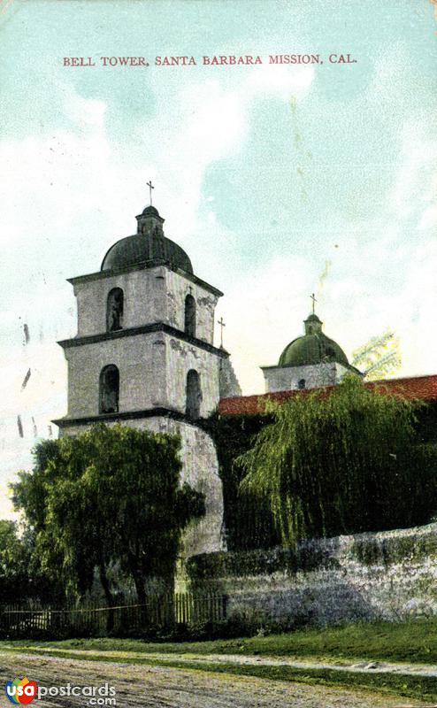 Bell Tower, Santa Barbara Mission