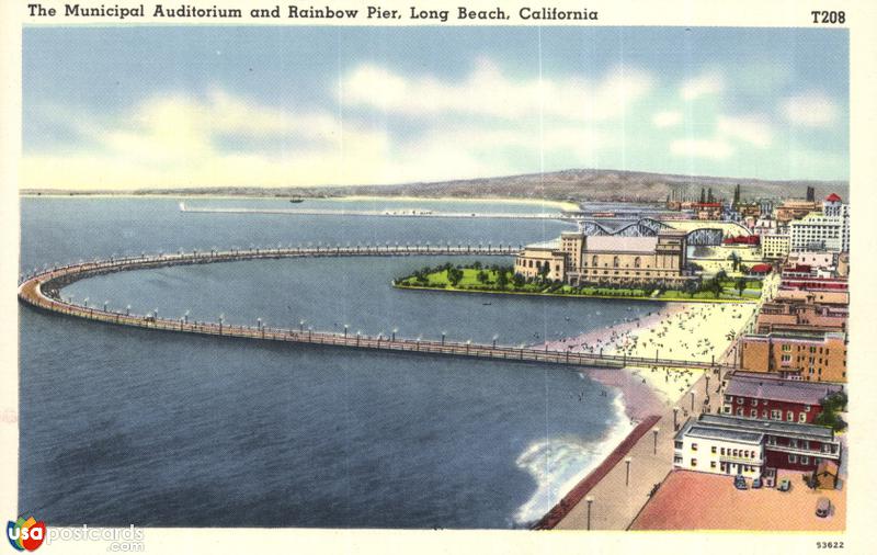 Pictures of Long Beach, California, United States: The Municipal Auditorium and Rainbow Pier