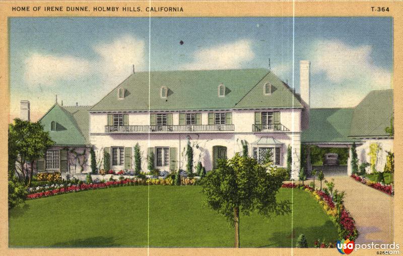 Pictures of Holmby Hills, California, United States: Home of Irene Dunne