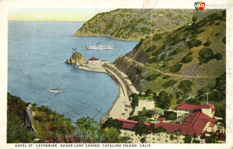 Pictures of Santa Catalina Island, California, United States: Hotel St. Catherine. Sugar Loaf Casino