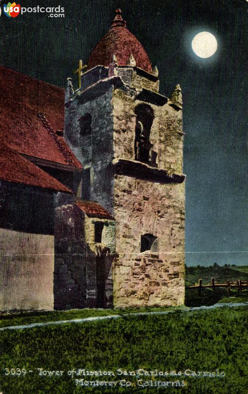 Tower of Mission San Carlos de Carmelo