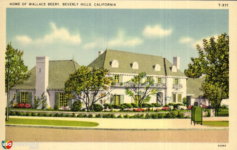 Pictures of Beverly HIlls, California, United States: Home of Wallace Beery