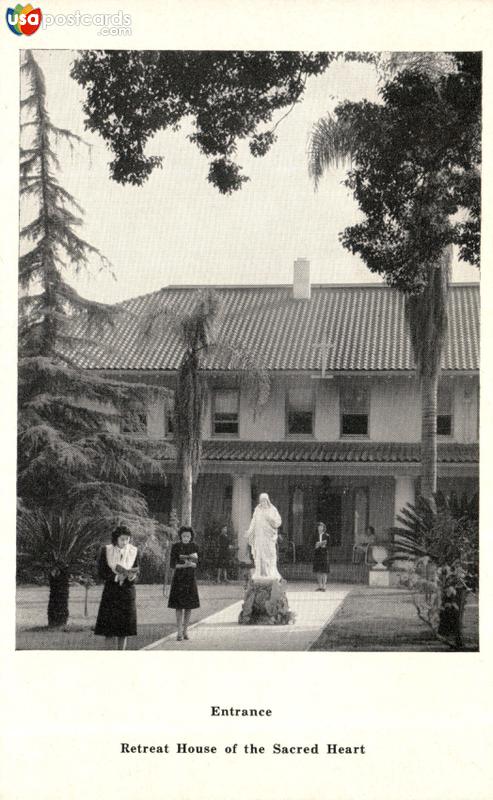 Pictures of Unclassified, California, United States: Entrance. Retreat House of the Sacred Heart