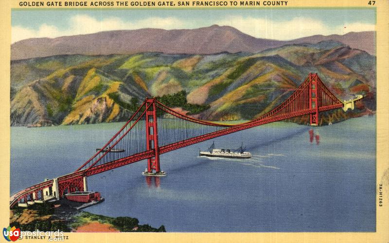 Golden Gate Bridge Across The Golden Gate