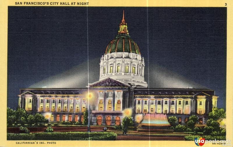 San Francisco´s City Hall at Night