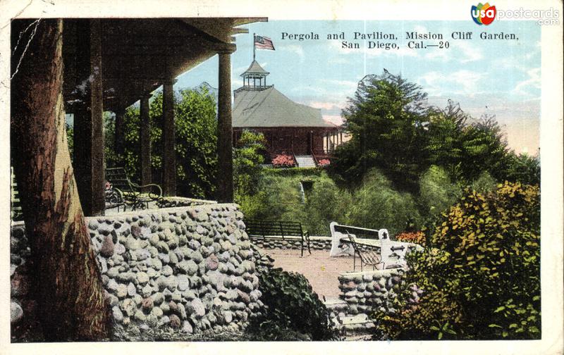 Pergola and Pavillion, Mission Cliff Garden