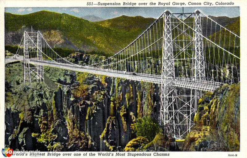 Suspension Bridge over the Royal Gorge, Canon City