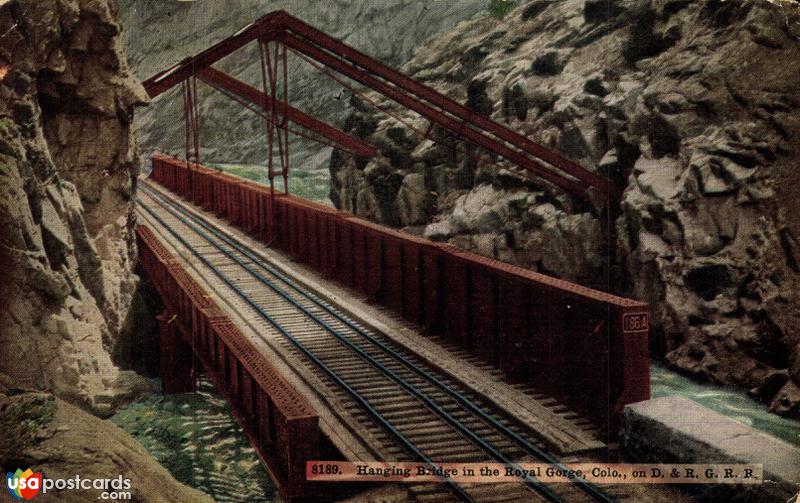 Hanging Bridge in the Royal Gorge