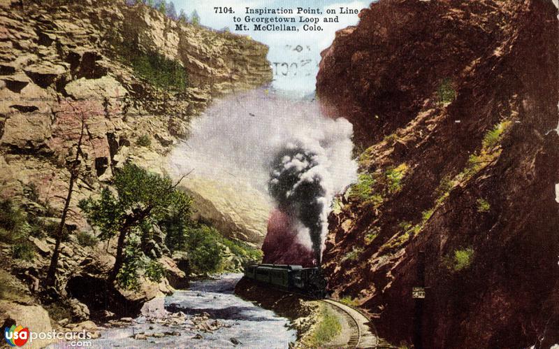 Pictures of Royal Gorge, Colorado, United States: Inspiration Point, on Line to Georgetown Loop and Mt. McClellan