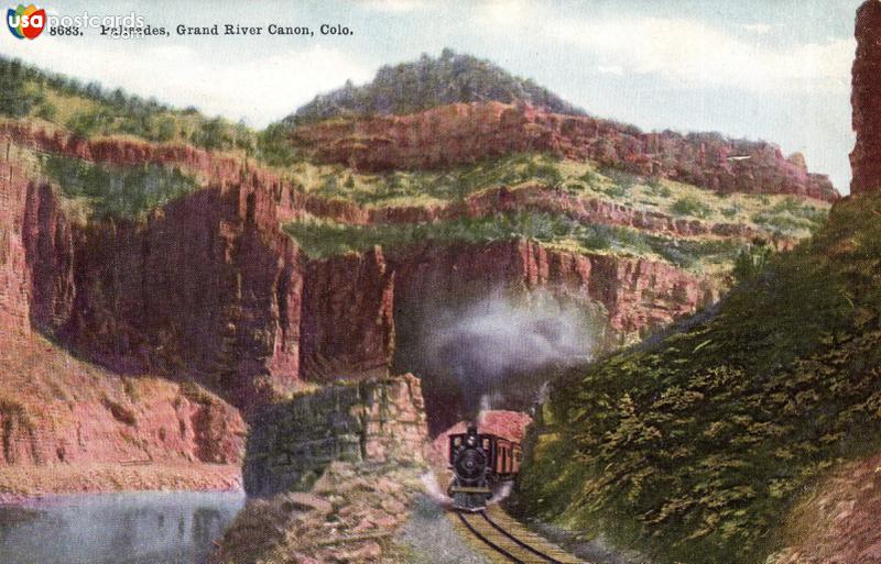 Pictures of Royal Gorge, Colorado, United States: Palisades, Grand River Canon