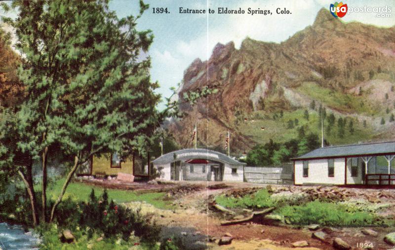 Entrance to Eldorado Springs