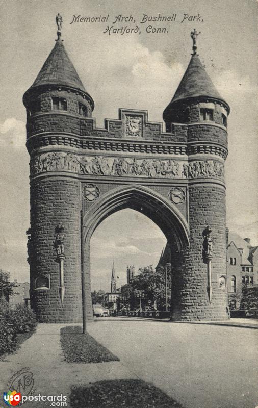 Memorial Arch. Bushnell Park