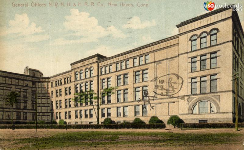 Pictures of New Haven, Connecticut, United States: General Offices N. Y. N. H. & H. R. R. Co.
