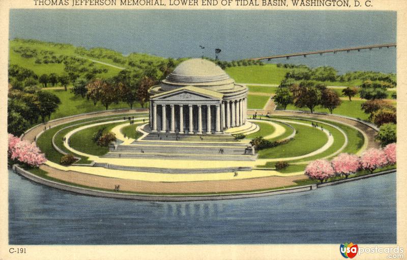Thomas Jefferson Memorial, Lower end of Tidal Basin