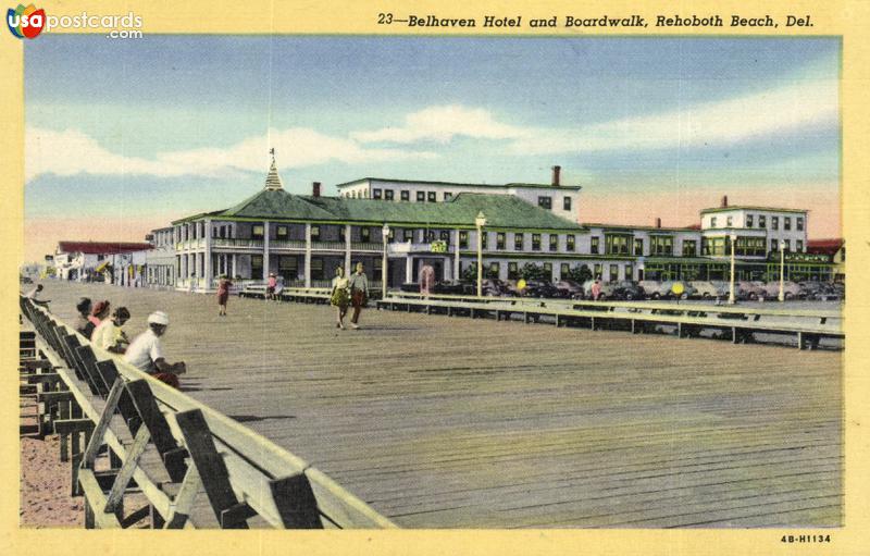 Pictures of Rehoboth Beach, Delaware, United States: Belhaven Hotel and Boardwalk