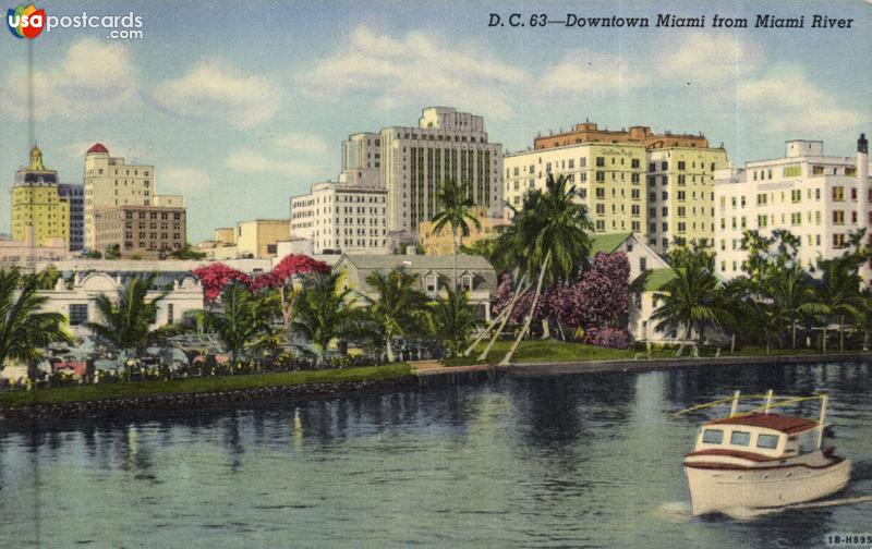 Downtown Miami from Miami River
