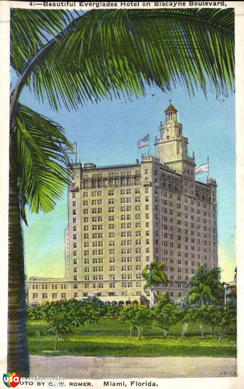 Beautiful Everglades Hotel on Biscayne Boulevard