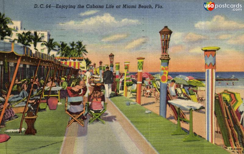 Enjoying the Cabana Life at Miami Beach
