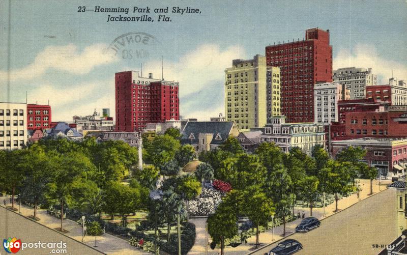 Hemming Park and Skyline