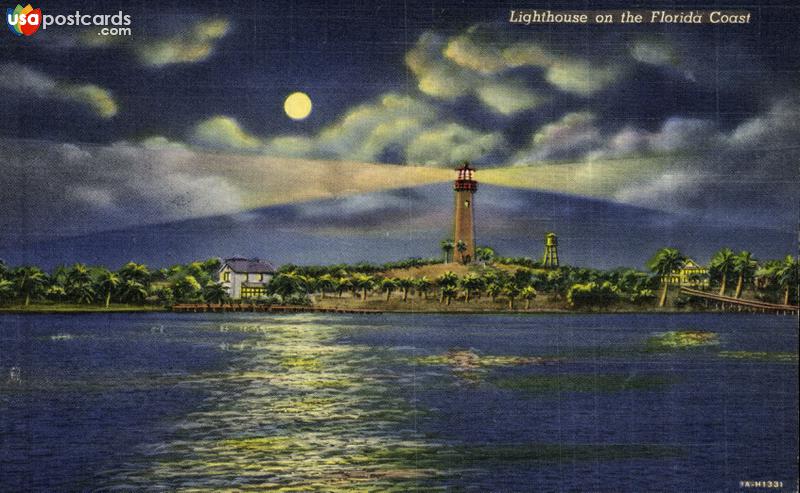 Lighthouse on the Florida Coast