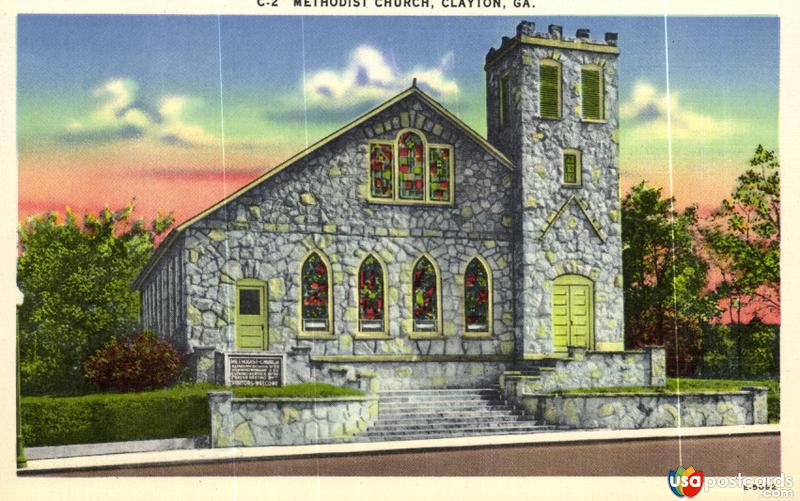 Pictures of Clayton, Georgia, United States: Methodist Church
