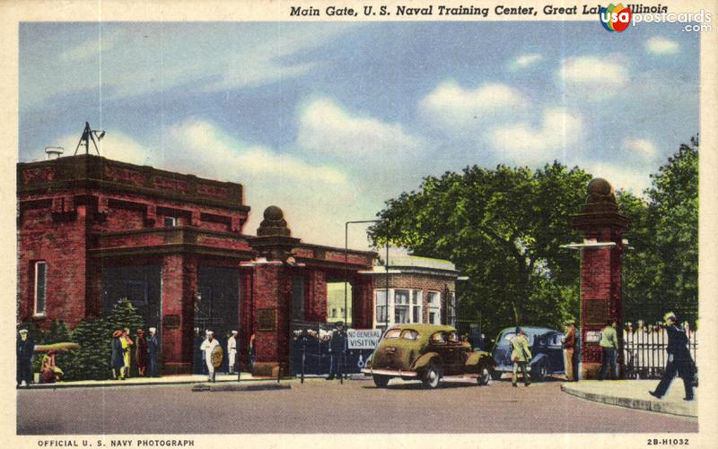 Main Gate, U. S. Naval Training Center, Great Lakes