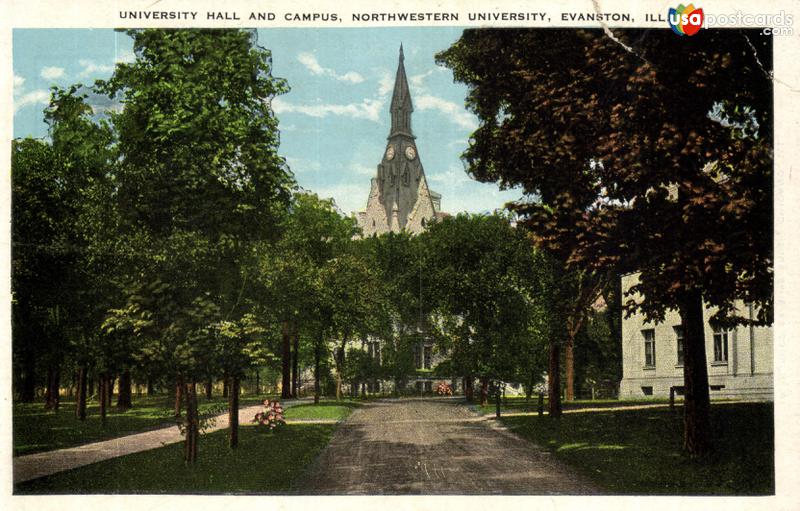 University Hall and Campus, Northwestern University