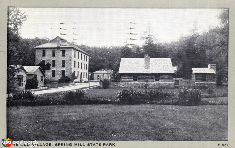 The Old Village, Spring Mill State Park