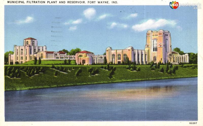 Pictures of Fort Wayne, Indiana, United States: Municipal Filtration Plant and Reservoir