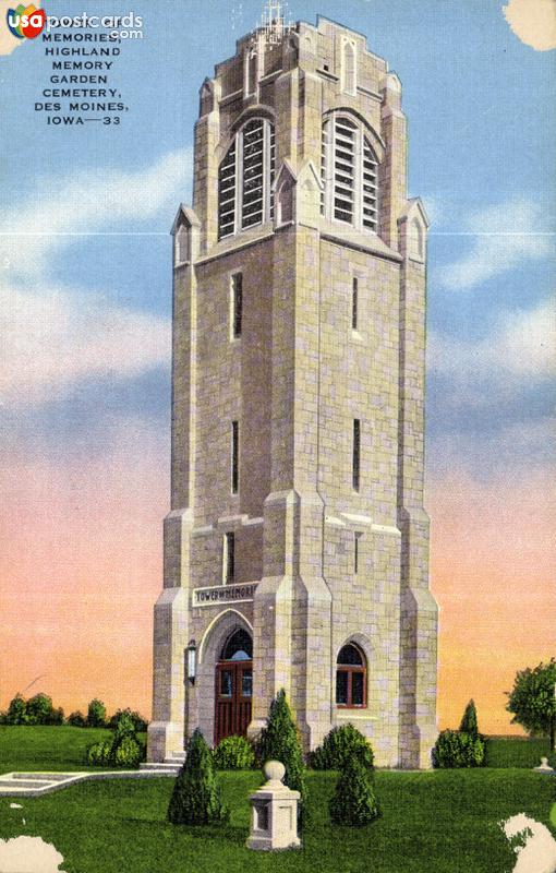 Tower of Memories, Highland Memory Garden Cemetery