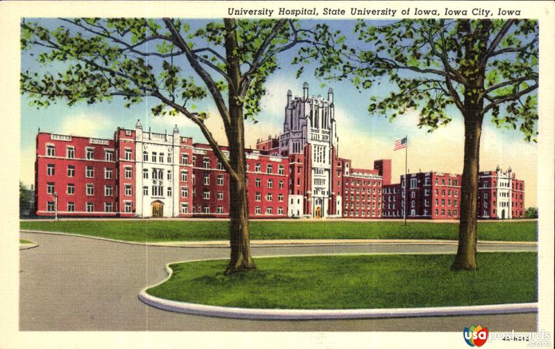 Pictures of Iowa City, Iowa, United States: University Hospital, State University of Iowa