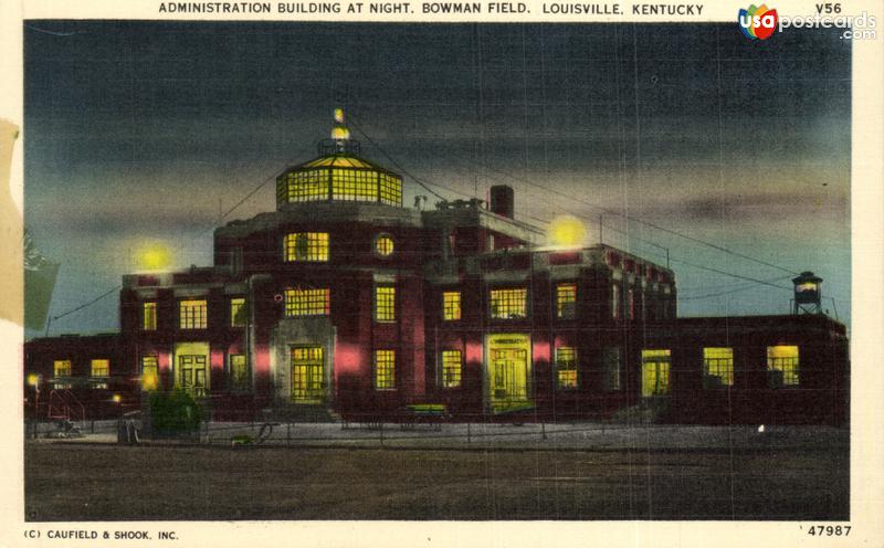 Administration Building at Night