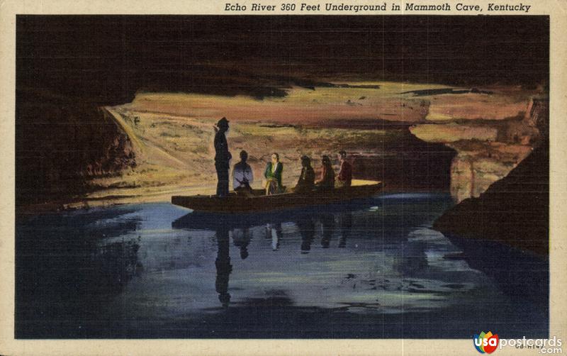 Echo River 360 Feet Underground in Mammoth Cave