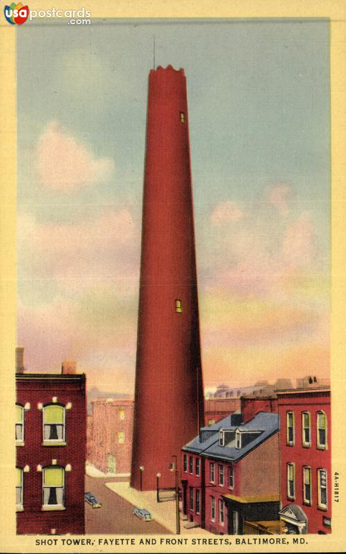 Shot Tower, Fayette and Front Streets