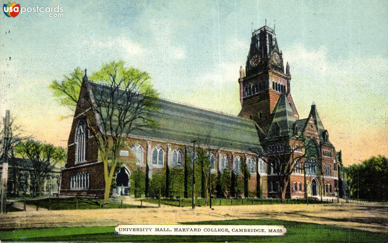 University Hall, Havard College