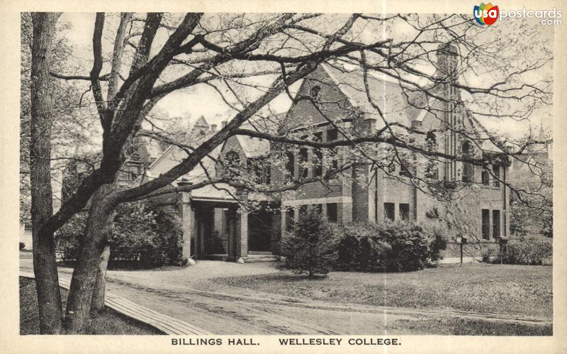 Billings Hall. Wellesley College