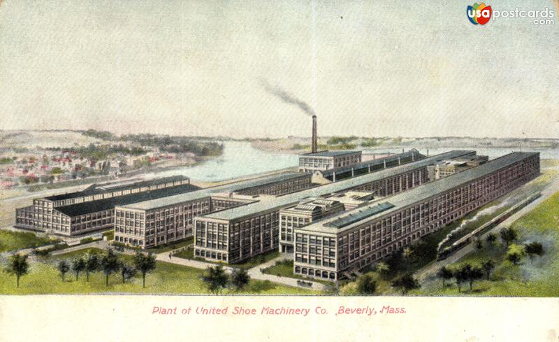 Pictures of Beverly, Massachusetts, United States: Plant of United Shoe Machinery Co.