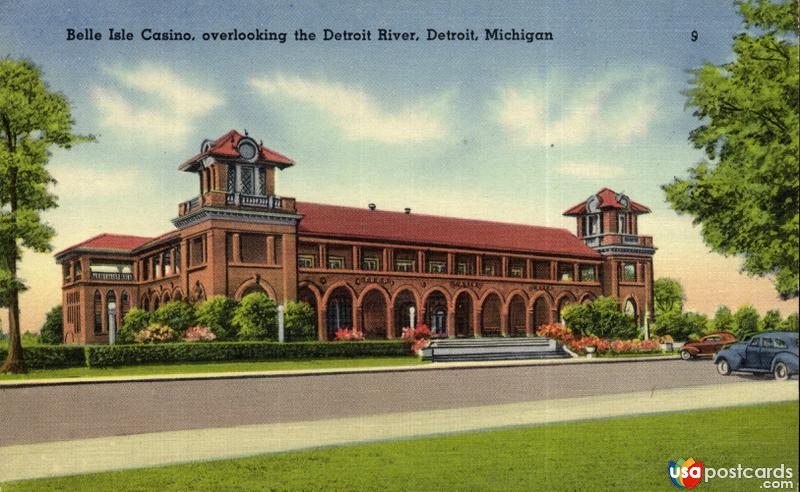 Belle Isle Casino, overlooking the Detroit River