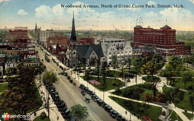 Woodward Avenue, North of Grand Circus Park