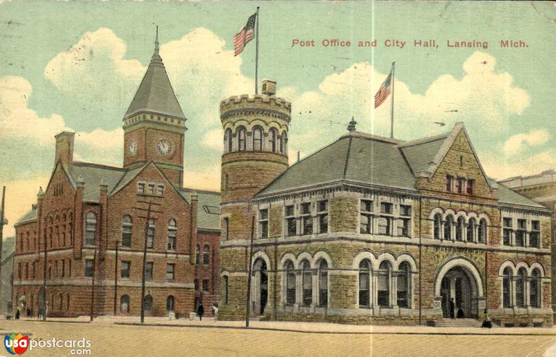 Pictures of Lansing, Michigan, United States: Post Office and City Hall