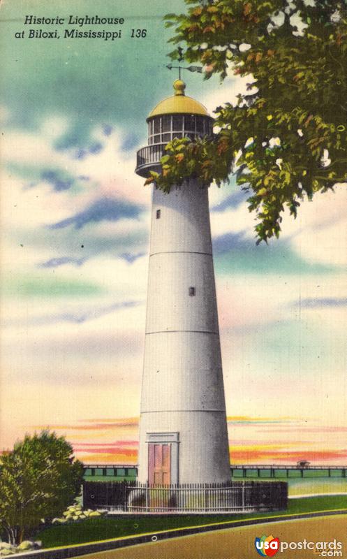Historic Lighthouse at Biloxi